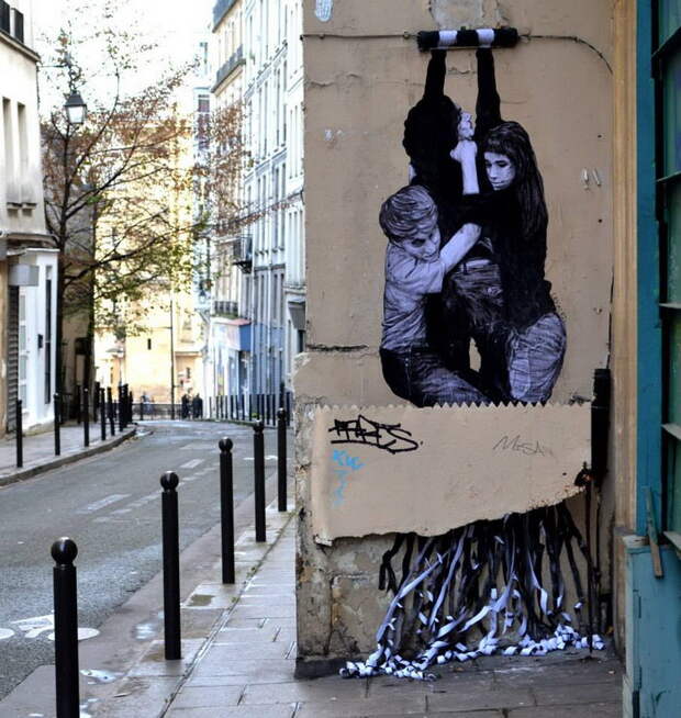 Уличный художник Levalet Уличный художник Levalet