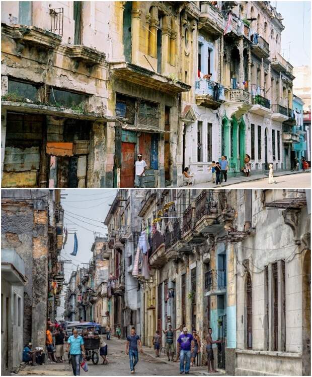 Старый город взят под охрану ЮНЕСКО, что позволит сохранить уникальное архитектурное наследие (La Habana Vieja, Куба).