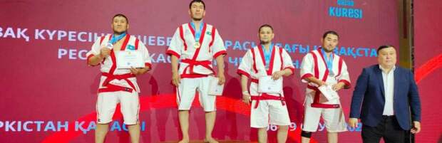 Борцы из Мангистау завоевали пять медалей на чемпионате Казахстана