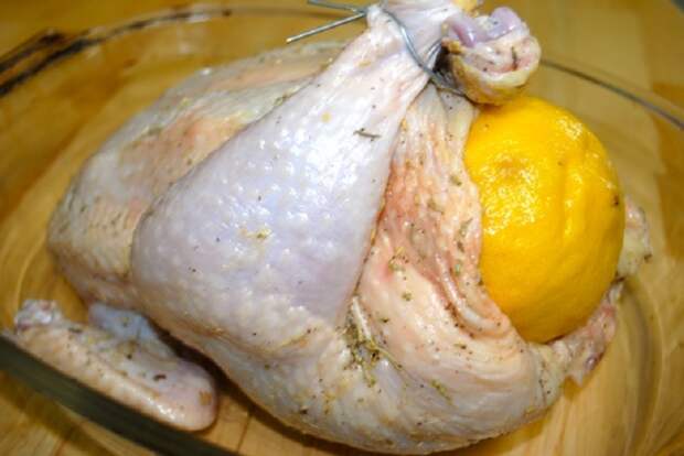 курица с лимонами