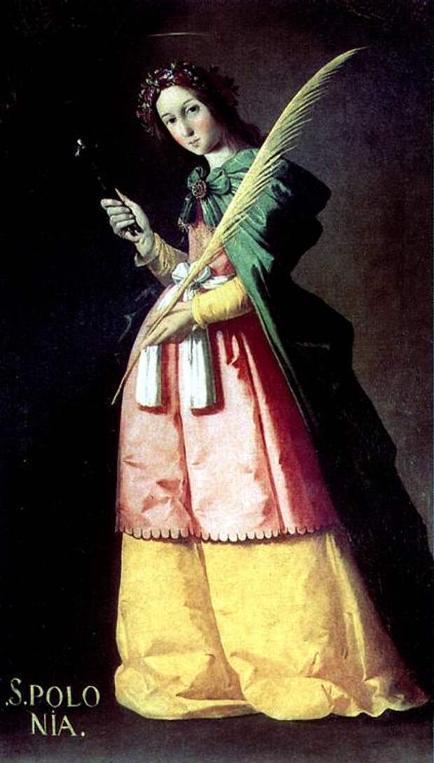 Святая Аполлония Франсиско Зубарана , 1636, Музей Лувра, Париж.jpg