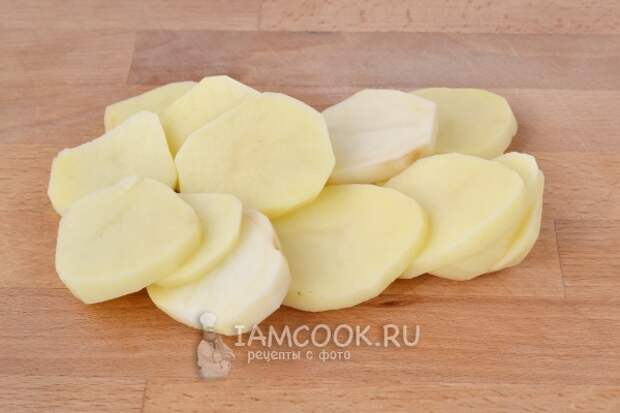 Порезать картофель
