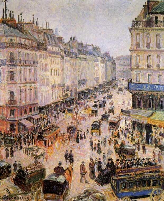 Rue Saint-Lazare. (1893). Писсарро, Камиль