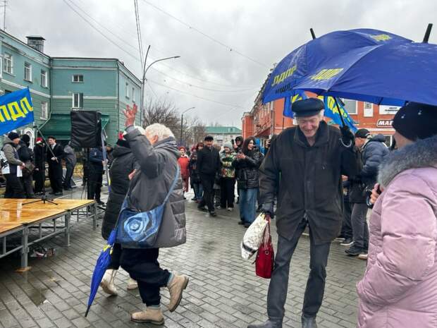 Митинг ЛДПР в Барнауле в честь Дня народного единства/фото: пресс-служба АРО ЛДПР