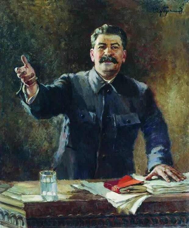Портрет И.В. Сталина. Портрет И.В. Сталина.