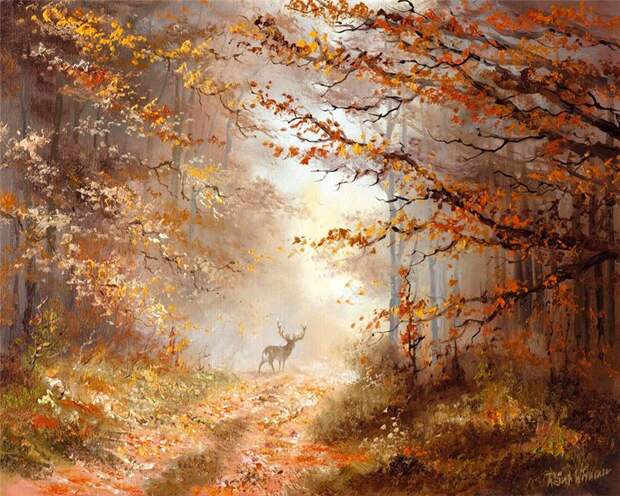 Из тумана песню мне пропела осень...великолепие осени в пейзажах разных художников