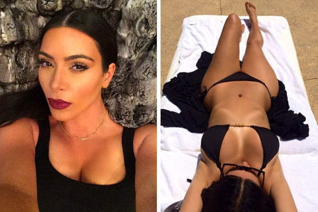 Kim Kardashian achieves her perfect body by doing gruelling exercise sessions