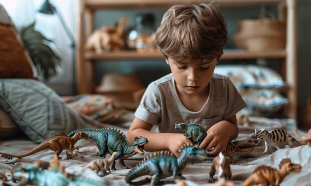 Игрушка дня: 3D-раскраска для маленьких любителей динозавров