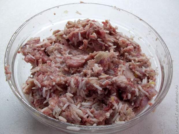 Голубцы с мясом и рисом Голубцы с мясом и рисом