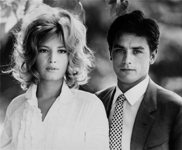 Моника Витти и Ален Делон. Фото / Monica Vitti and Alain Delon photo. Затмение / L' Eclisse. 1962