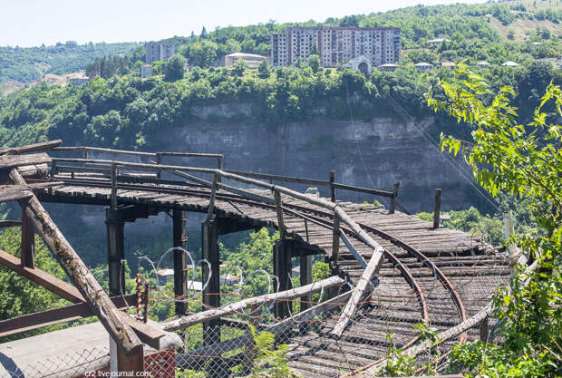 Чиатура — город канатных дорог