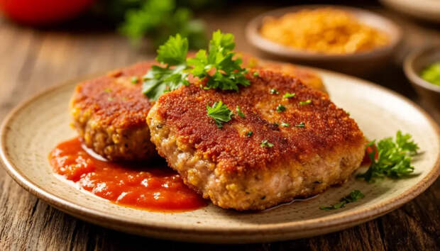 Забудьте о лепке: выкладываю фарш на противень и нарезаю квадратами — получается вкуснее, чем обычные котлеты