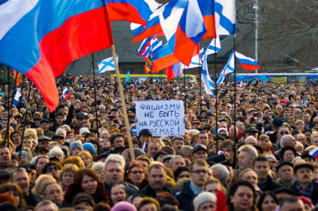 Акция простеста в Севастополе © colonelcassad.livejournal.com