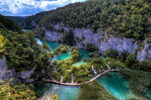 Малоизвестные чудеса света. Плитвицкие озера в Хорватии.