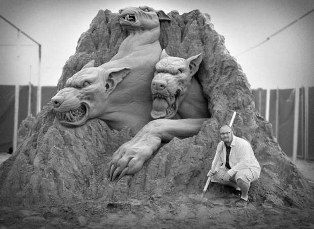 Песчаные скульптуры Рея Виллафейна  Виллафейн, Рей, песок, скульптура