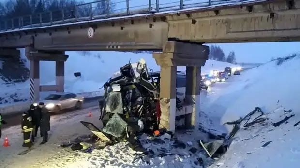 Трасса в Рязанской области в момент ДТП с автобусом не была скользкой