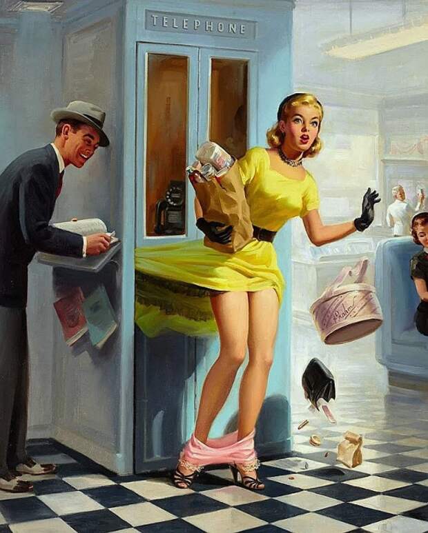 художник Арт Фрам (Art Frahm) пин-ап – 44