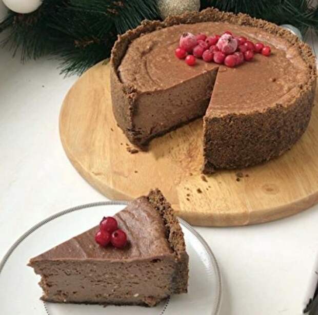 Шоколадный чизкейк. Песочная основа: Шоколадный чизкейк. Песочная основа: