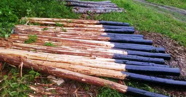 Правильный способ установки деревянных столбов в землю, который позволит им простоять 35-40 лет. Хитрости от старых мастеров