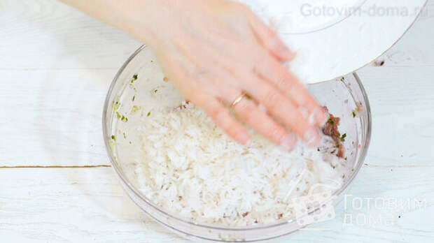 Тефтели с рисом и подливкой фото к рецепту 7