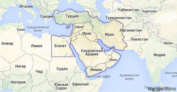 История с географией - Средний и Ближний Восток