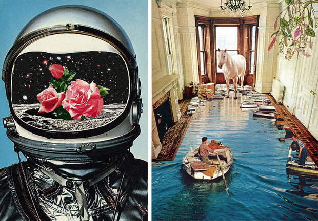 Яркие коллажи Eugenia Loli