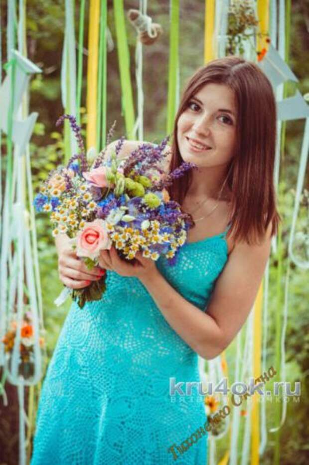Вязание сарафанов крючком схемы