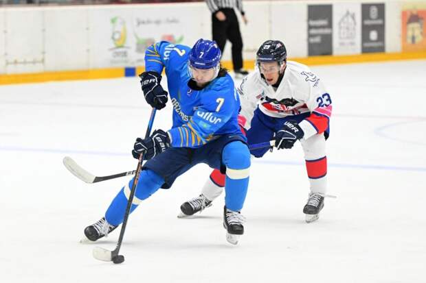 Казахстан в преддверии ЧМ по хоккею обыграл Великобританию