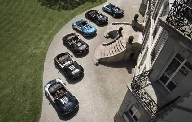 Все Bugatti Veyron Legends на одном фото Все Bugatti Veyron Legends на одном фото