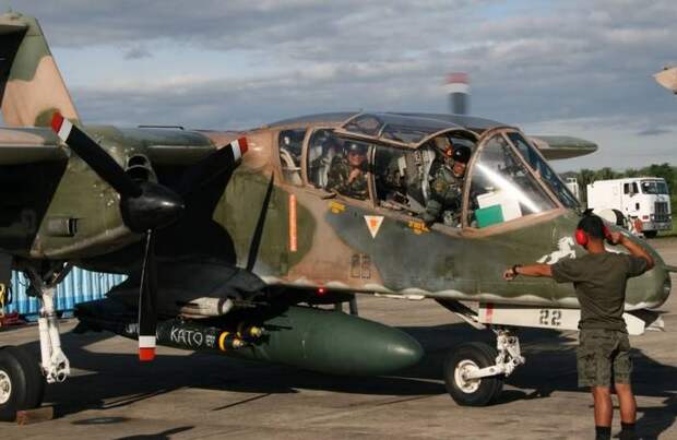 Служба и боевое применение турбовинтовых штурмовиков OV-10 Bronco после окончания вьетнамской войны