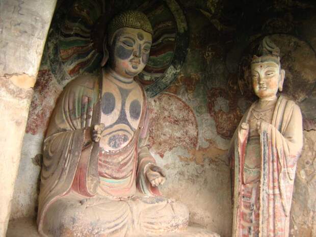Гроты Майцзишань Maijishan Grottoes 6 Гроты Майцзишань