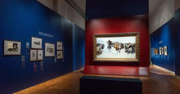 Выставку Сурикова в Русском музее посетили более 334 тысяч человек