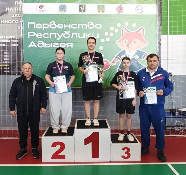 Майкопские настольные теннисисты заняли 4 призовых места в Первенстве Республики Адыгея.