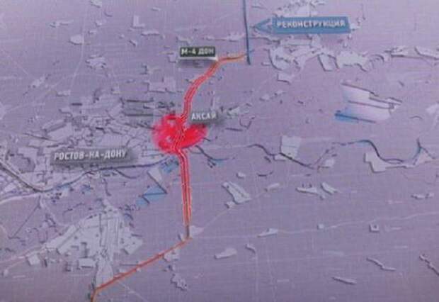 Обход аксая м4 схема на карте съезды