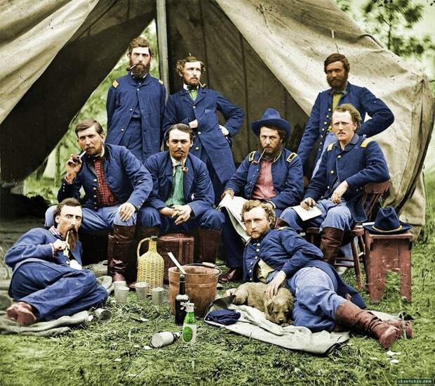 39. Солдаты Союза отдыхают, 1863 год 39. Солдаты Союза отдыхают, 1863 год