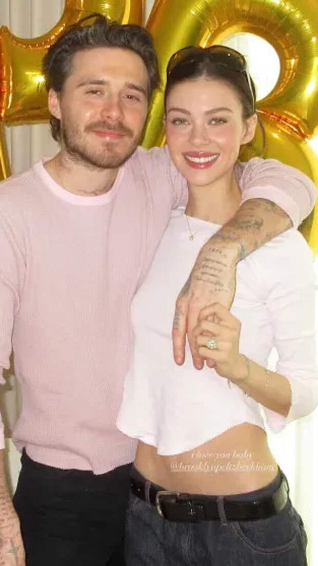 Бруклин Бекхэм и Никола Пельтц