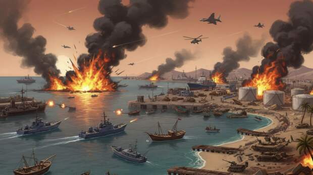 Al Hadath: на юге Ирана атакован порт Бендер-Ленге