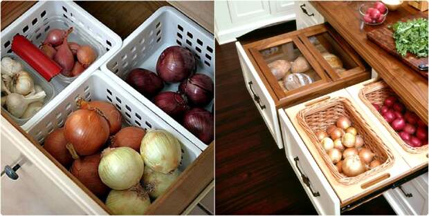 Удобные системы хранения овощей и фруктов 6