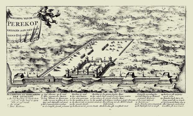 Перекоп на гравюре Николаса Витсена. 1711 год.