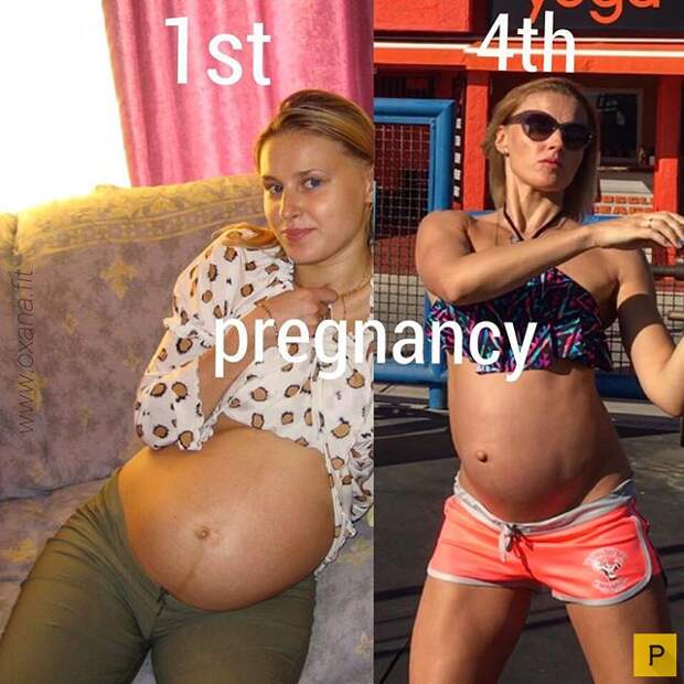 Поздние сроки беременности - не повод, чтобы бросать занятия спортом (20 фото)