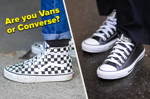 Let's See If Your Style Matches Converse Or Vans