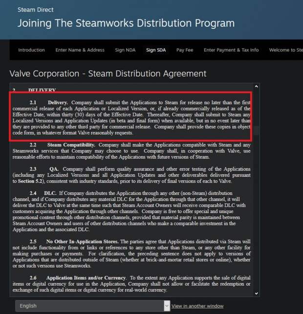 Valve обновила условия соглашения для разработчиков — они могут помочь в борьбе с Epic Games Store