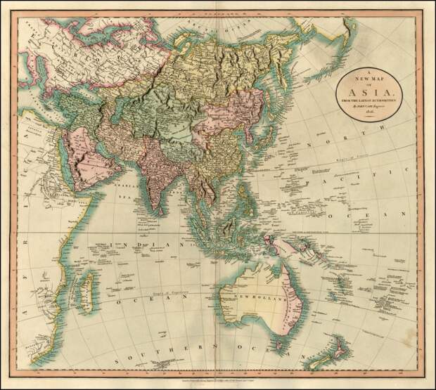 1790 год Азиатские владения России, азиатские карты, история, карта, картография, карты, подборка карт