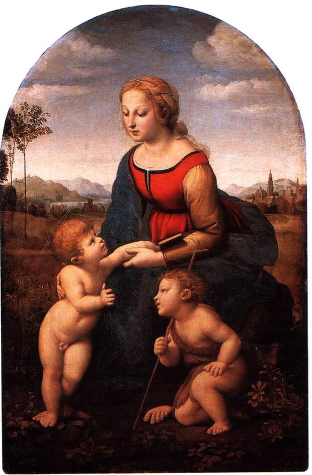картина мадонна с младенцем