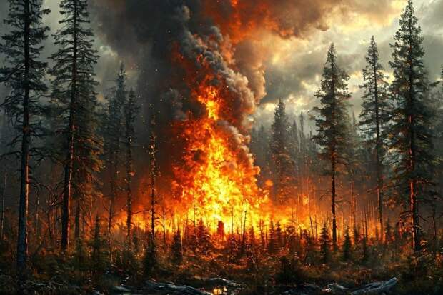 В России за сутки потушено 10 лесных пожаров