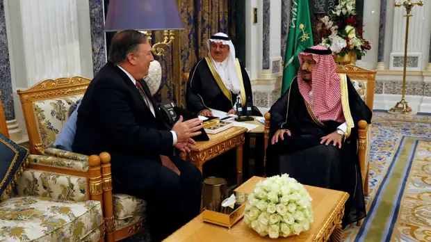 Помпео встретился с королём Саудовской Аравии