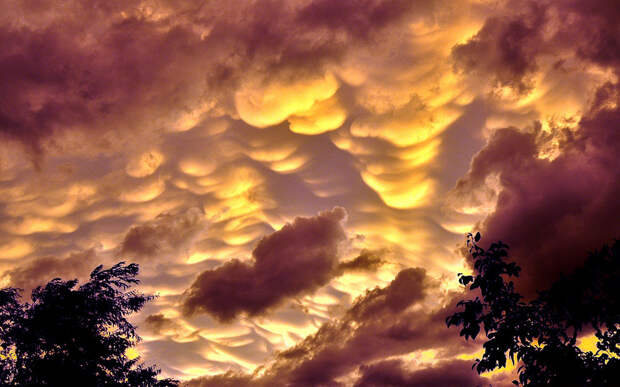 Вымеобразные облака