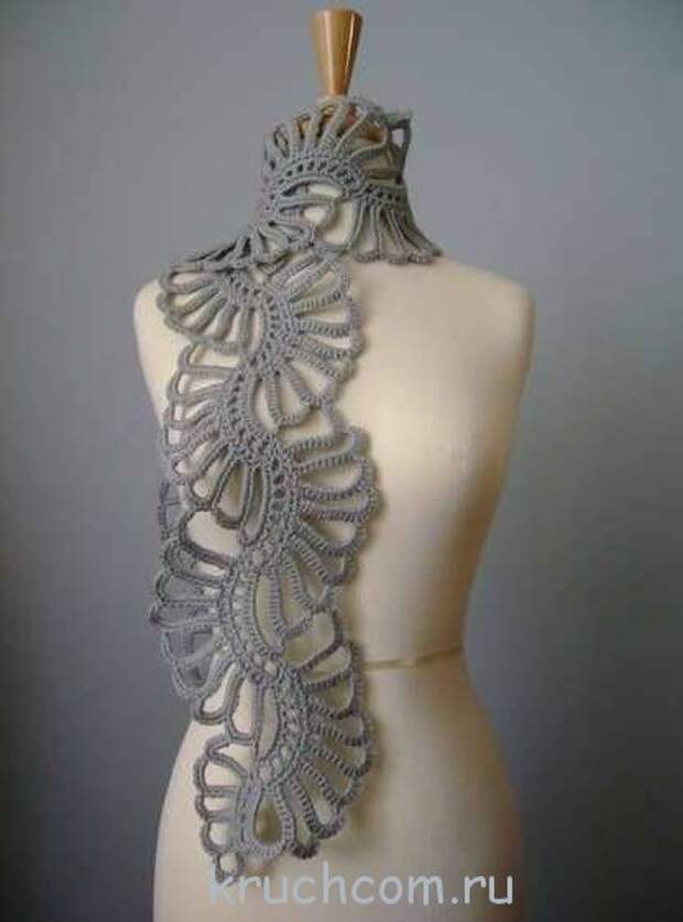 Схема элегантного шарфа