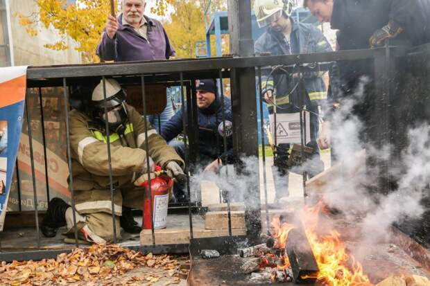 Учебные сборы. Фото: Департамент ГОЧСиПБ