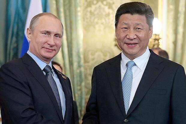 Президент России Владимир Путин и председатель КНР Си Цзиньпин. ФОТО Михаил Метцель/ТАСС
